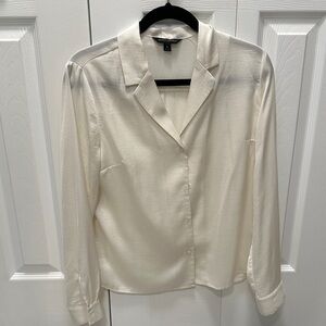 Banana Republic Cream Button Down Shirt